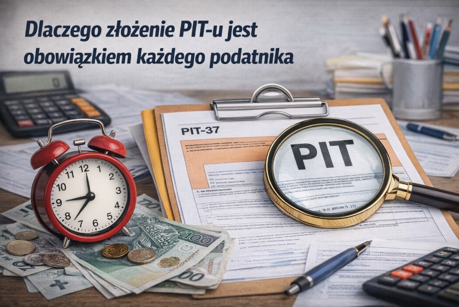 Dlaczego złożenie PIT-u jest obowiązkiem każdego podatnika