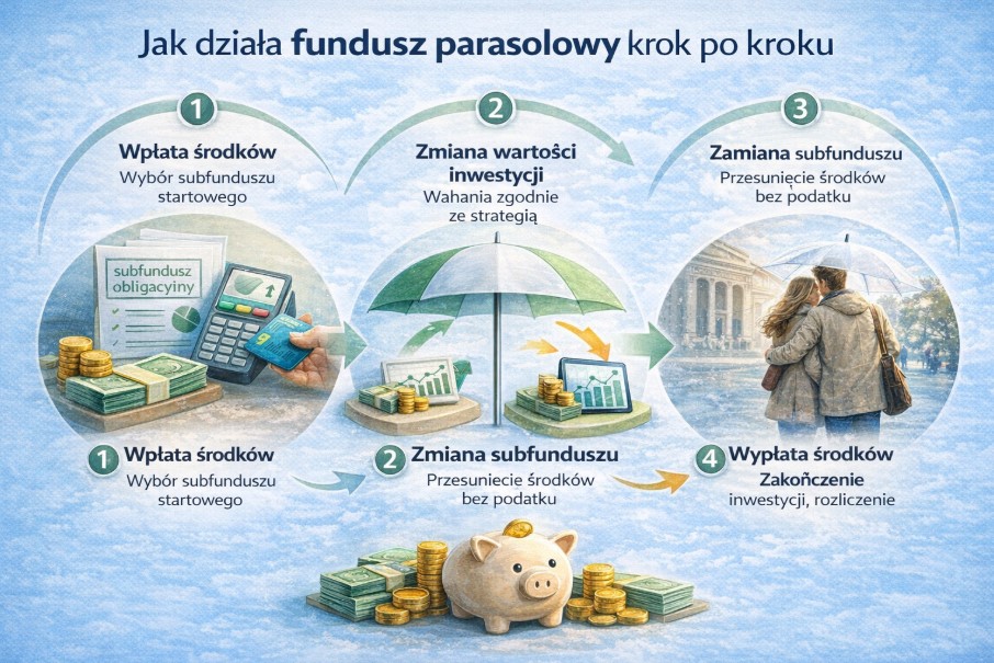 Jak działa fundusz parasolowy krok po kroku