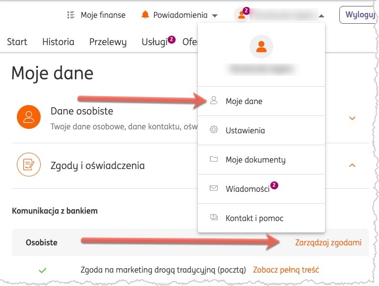 Jak zamknąć konto przez aplikację Moje ING