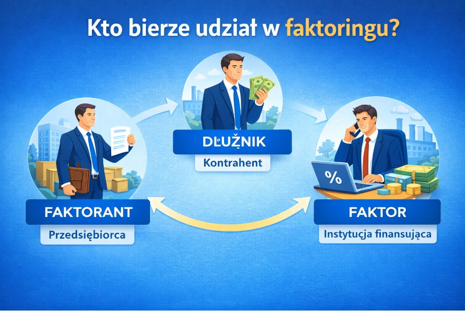 Kto bierze udział w faktoringu