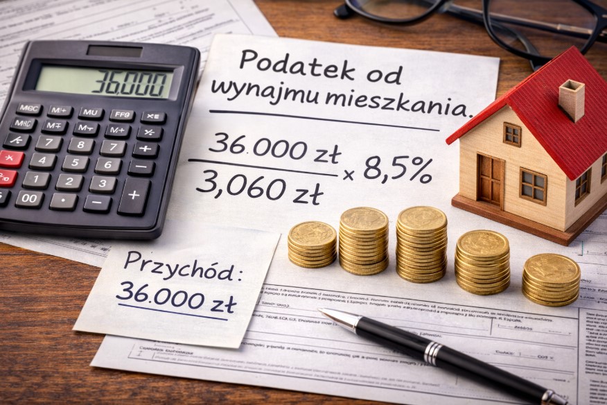 Podatek od wynajmu mieszkania – jak go obliczyć