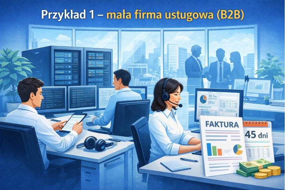 Przykład 1 – mała firma usługowa (B2B)