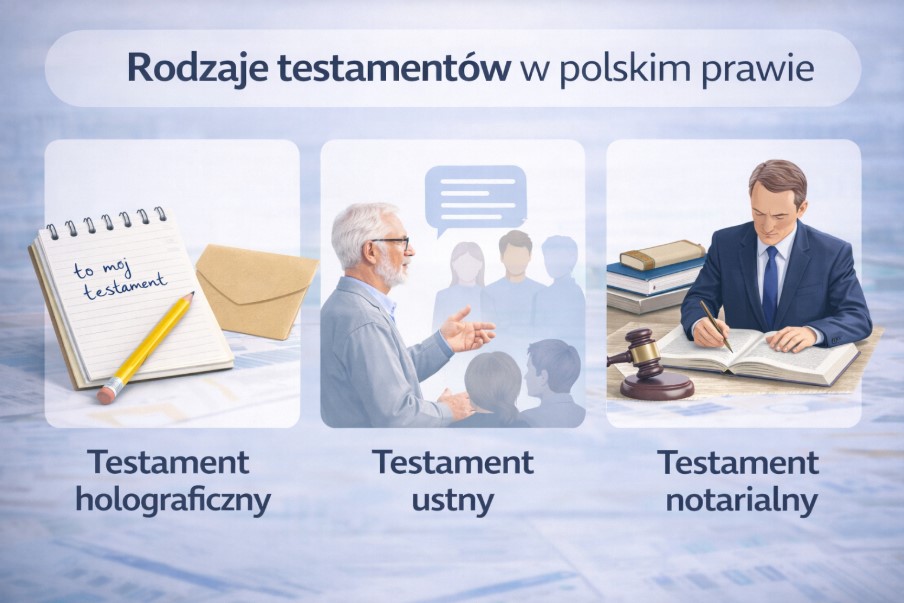 Rodzaje testamentów w polskim prawie
