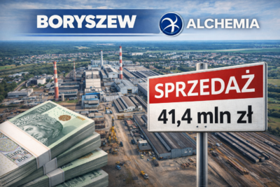 Spółka z grupy Boryszew zawarła przedwstępną umowę sprzedaży nieruchomości w Zawadzkiem
