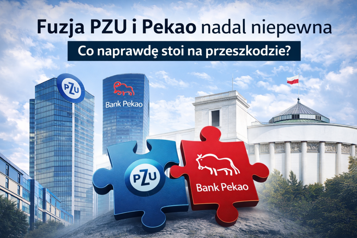 Fuzja PZU i Pekao nadal niepewna. Co naprawdę stoi na przeszkodzie?