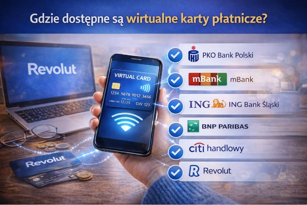 Gdzie dostępne są wirtualne karty płatnicze?