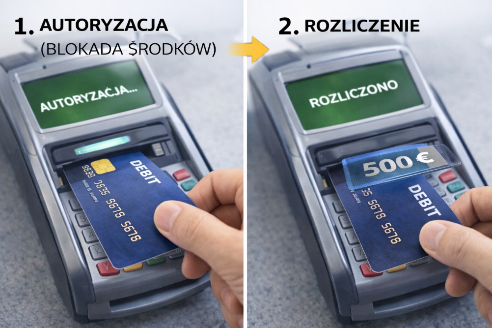 Jak przebiega płatność kartą debetową