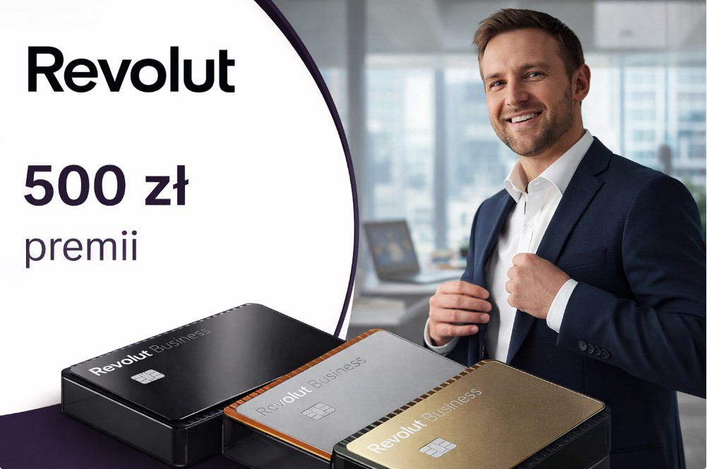 500 zł za otwarcie konta firmowego Revolut Business