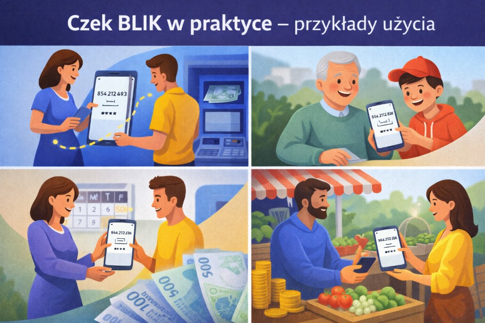 Czek BLIK w praktyce – przykłady użycia