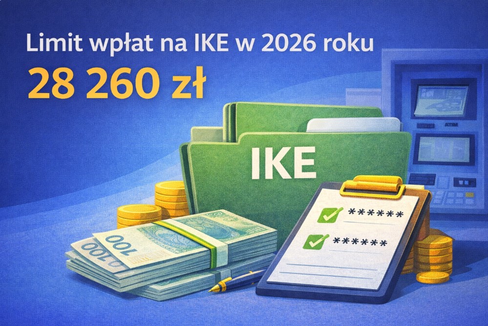 Limit wpłat na IKE w 2026 roku