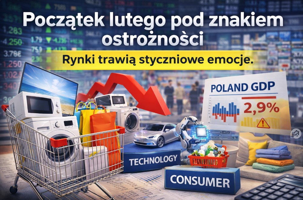 Początek lutego pod znakiem ostrożności. Rynki trawią styczniowe emocje