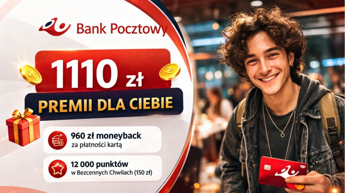 1110 zł premii w Banku Pocztowym