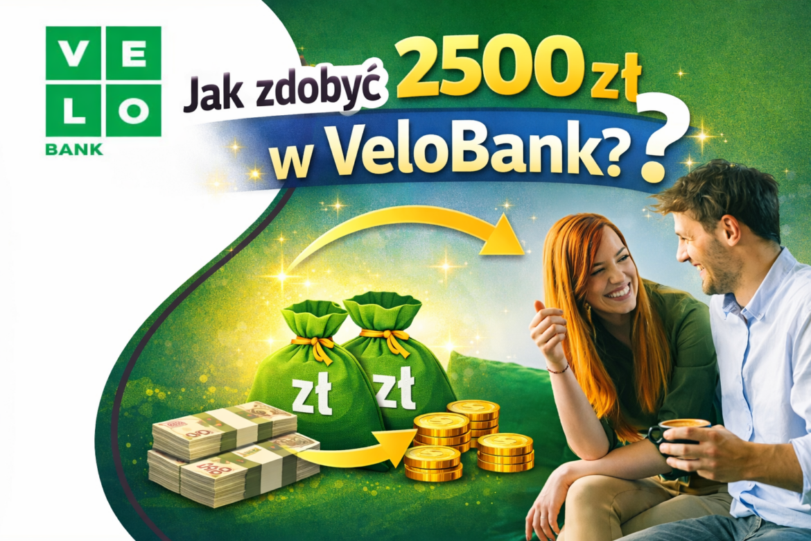 500 zł dla nowego klienta i do 2500 zł za polecenia w VeloBank