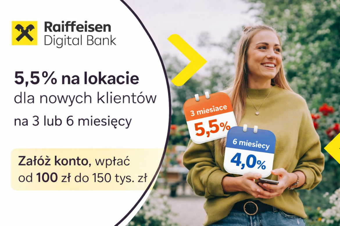 Lokata dla Ciebie w Raiffeisen Digital Bank