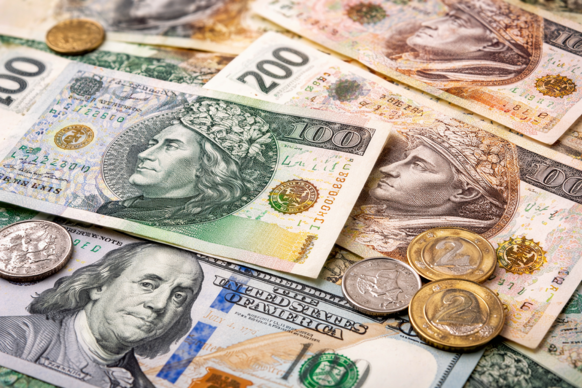 Złoty zyskuje po rozejmie USA–Iran. Euro i dolar wyraźnie tańsze