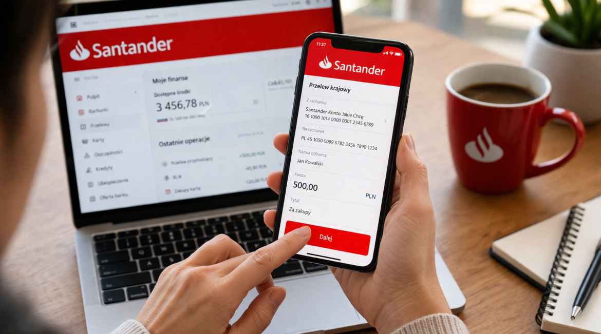 Santander Bank Polska przelewy